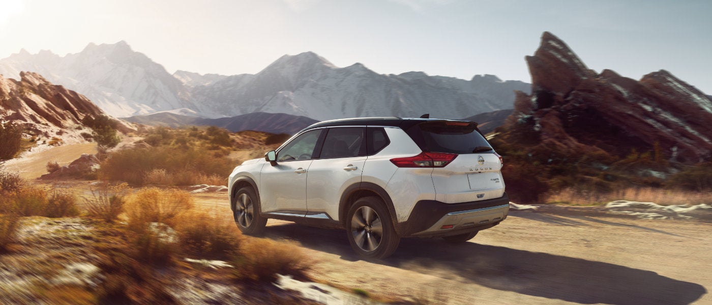 2021 Nissan Rogue offroading in the desert