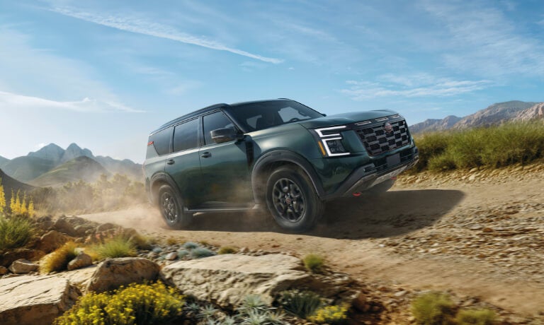 2025 Nissan Armada offroading in desert