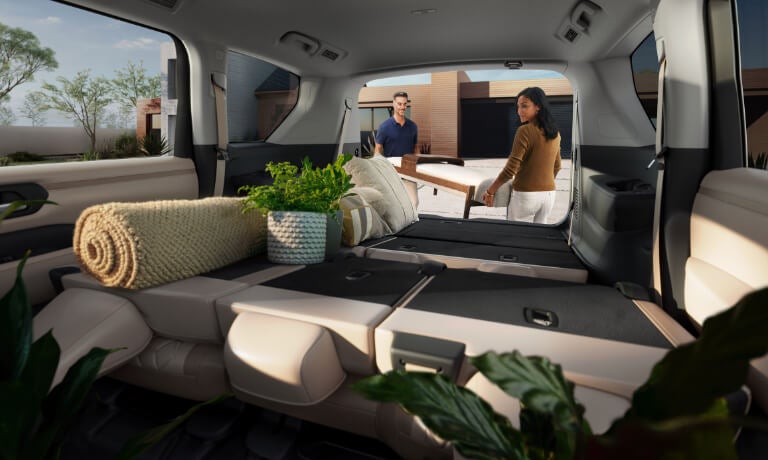 2025 Nissan Armada cargo space with couple