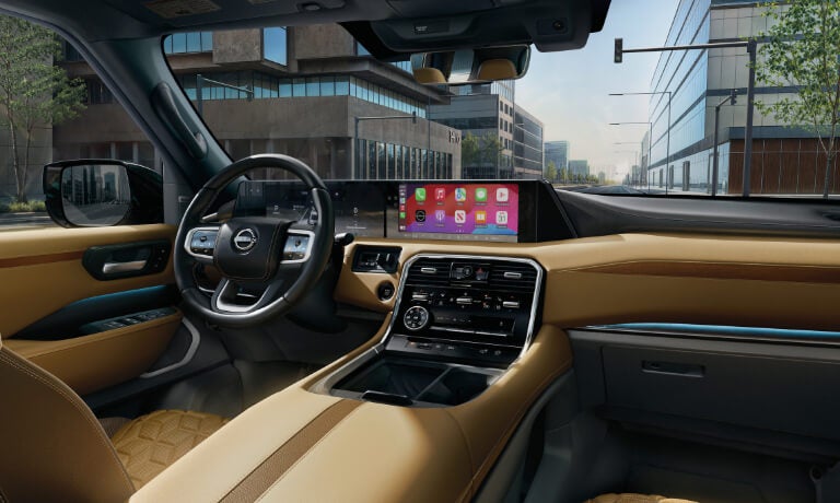 2025 Nissan Armada front dashboard