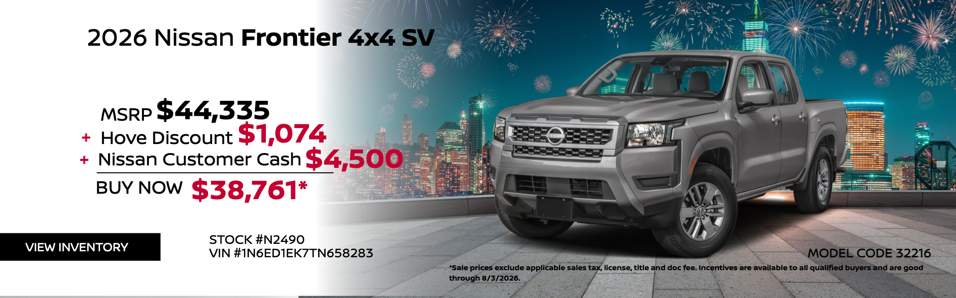 2026 Nissan Frontier