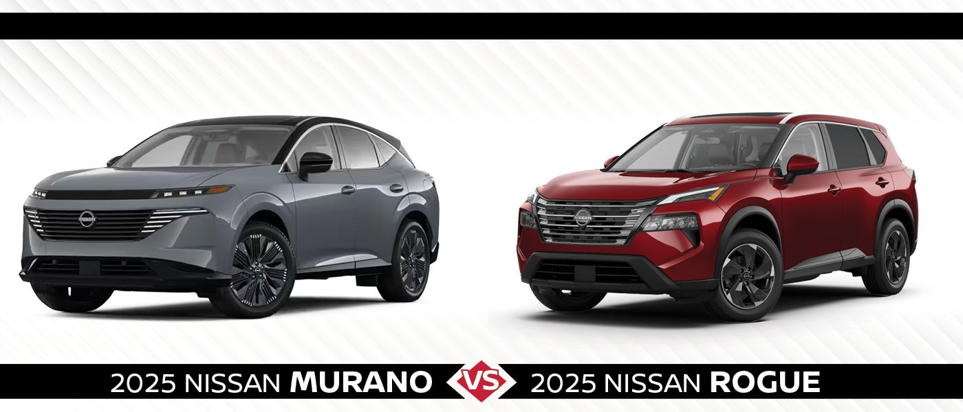 2025 Nissan Murano vs. Rogue